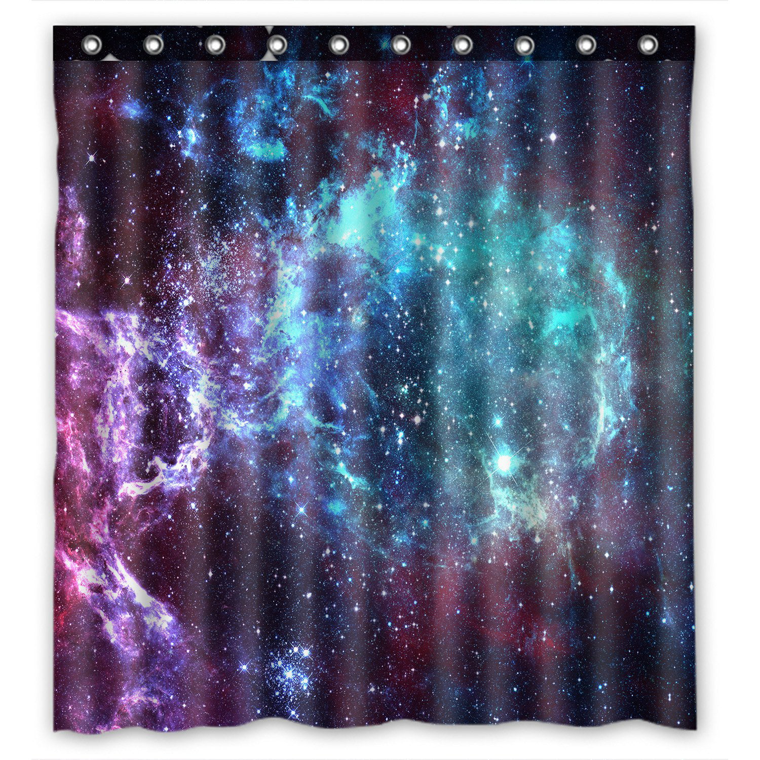 Details about   Galaxy Shower Curtain Cloudy Space Cosmos Print for Bathroom 