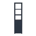 thumbnail image 3 of Butler Lark 3- Tier 1 Door Narrow Bookcase Etagere - Navy Blue, 3 of 6