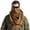 Brown, variant on White Scarf Arab Plaid Fringe Lightweight Scarf Cotton Head Neck Scarf with Tassel for Outdoor Camping Accessory Unisex