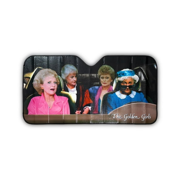 The Golden Girls Car Sunshade with Sophia Driving Toynk Exclusive