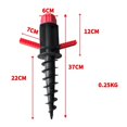 thumbnail image 2 of Support de Rangement en Spirale pour Parasol de Plage, Ancre de Sable, Camping Extérieur, Pelouse, Jardin, 2 of 5
