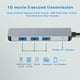 thumbnail image 5 of Tipo C HUB USB HDMI-Compatible con HDMI Adaptador de video Convertidor de Oficina de Aluminio Alcara de aleación móvil Detalle de disco duro Inevent EL005673-00B, 5 of 7