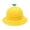 Yellow, variant on Krdevn Cute Sprout Kids Fisherman Hat Lightweight Wide Brim Sun Hat Summer Cap for Toddler Boys Girls