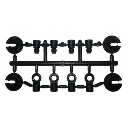 - Integy RC Toy Model Hop-ups CAC-142 Damper Ball End Set For 3racing Cactus