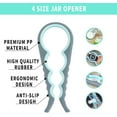 thumbnail image 4 of ar Opener Kit, 5 in 1 Multi Function Can Opener, 4 in 1 Bottle Opener with Non Slip Rubber Jar Gripper Pad for Arthritis Weak Hands, 4 of 7