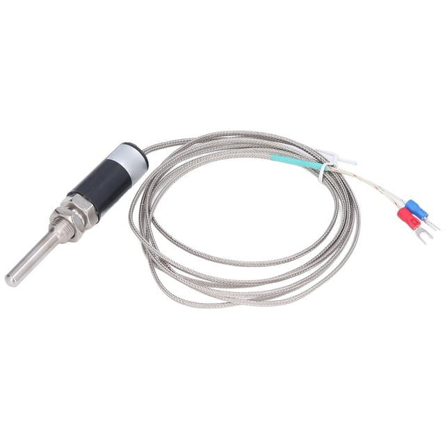 Sensor de temperatura de cable blindado, termopar tipo K Termopar de tierra Termopar tipo K Salida de alta intensidad