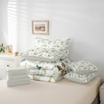 thumbnail image 6 of jejeloiu Farmhouse Mallard Duck 7-Piece Twin Bedding Sets,Country Farm Bedding Comforter Set,White Green Brown Sheet Sets For Child,Ultra Soft Home Decor Reversible, 6 of 8