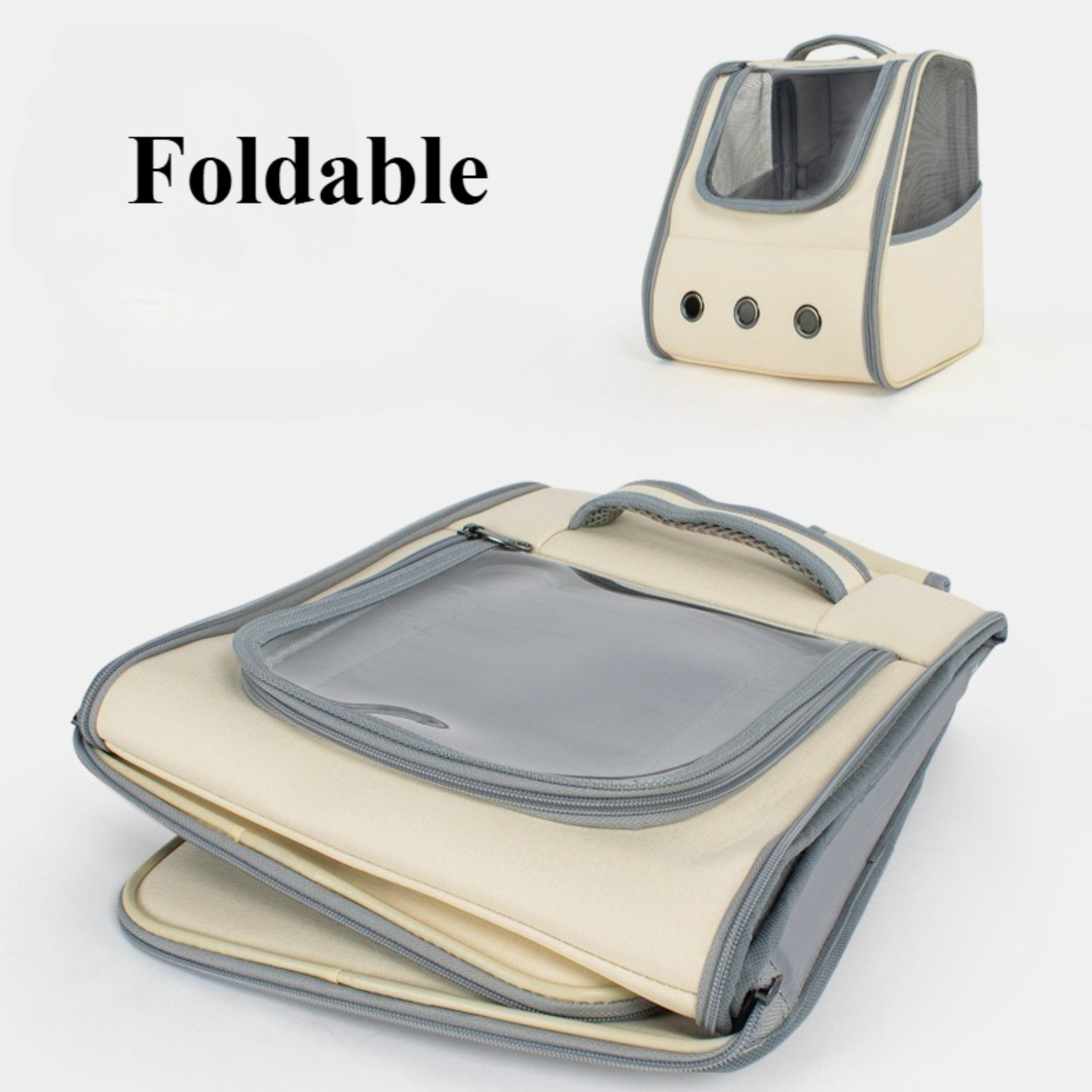 Pet Carrier Backpack for Cats & Dogs, Airline Approved, Ventilated & Collapsible, Up to 17.6 lbs, Designed for Travel, Hiking & Outdoor Use