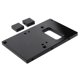 thumbnail image 5 of 1:16 RC Truck Car Upgrade Parts Metal Servo Mount Plate para WPL 1622 RC Car crawler Negro, 5 of 7