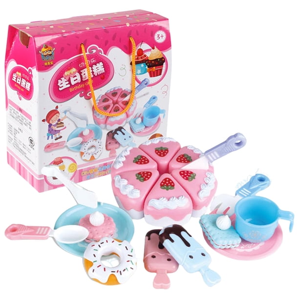 Juguetes Para Niño Juguete de rebanadas de pastel de frutas para niñas, un juego de cocina de simulación perfecto para niños pequeños. Juguetes Para Bebe 1 Año
