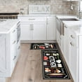 thumbnail image 4 of Kitchen Mat Set of 2 Non Slip Thick Kitchen Rugs and Mats for Floor Comfort Standing Mats for Kitchen, Sink, Laundry, 17"x47"+17"x28", 4 of 6