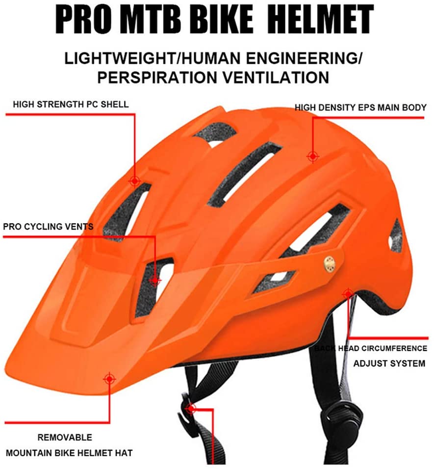Bike Helmet, Lightweight Breathable 