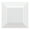 white, variant on Square Clear Plastic Modern Plate - 9 1/2" x 9 1/2" x 1/2" - 100 count box