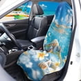 thumbnail image 2 of Garronmavis 1 PC Waterproof Front Car Seat Towel Cover, Anti-Slip Breathable Stain Resistant Sweat Towel Seat Covers for Post Workout Beach Hiking Fits SUV Truck Sedan Van Auto Interior Accessory, 2 of 8