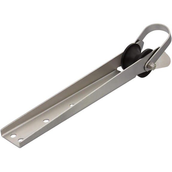 Universal Bow Anchor Roller – Stainless Steel with Rubber Wheel – Fits Fortress, Fluke, Delta, Wing, and CQR Anchors – Easy Anchor Retrieval and Stowage – Small, Medium, or Large