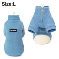 thumbnail image 2 of Ropa para mascotas Perro Suéter cálido de invierno Gato Perro Cremallera Slim Fit Pet Suéter sólido MFZFUKR BST2002892-3, 2 of 6