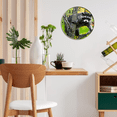 thumbnail image 5 of Kurmntregon Raccoon In a Tree Wall Clock Animal Desk Kitchen Decor Decorative Battery Operated Clocks For Living Room Bedroom Bathroom Farmhouse Shop Hotel Round 10", 5 of 7