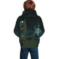 thumbnail image 6 of Lsque Scooby-Doo Patten Youth Hoodie Sweatshirt Pullover with Kangaroo Pocket Boys and Girls Hoodie Warm Hoodie for Kids, 6 of 8