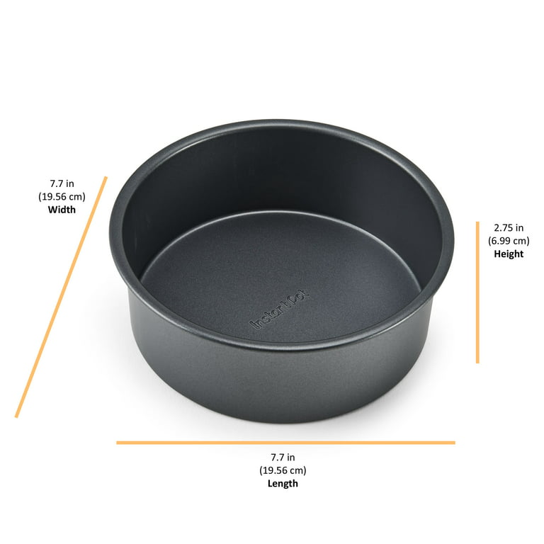 Instant Pot Official Round Cake Pan, 7.7-Inch, Gray