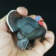thumbnail image 2 of 3 PCS Turkey Figure Decoration Toy Miniature Realistic Figurine Child, 2 of 8
