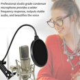 thumbnail image 5 of Condenser Microphone Professional Cardioid Studio Mic for Recording Podcasting Voice over Streaming Home Studio, 5 of 5