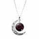 thumbnail image 3 of Collar de luna nueva de los 12 deseos del zodíaco Collar de luna con gemas del tiempo de los 12 zodíacos, 3 of 6