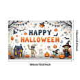 thumbnail image 2 of Decorative Design Happy Halloween Polyester Material Halloween Party Banner for Festival Indoor Decoration Party Celebration, 2 of 5