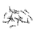 thumbnail image 2 of 20 Piezas Conector de Línea Tornillos de Pesca Baoblaze Giratorio de Cambio Rápido, 2 of 6