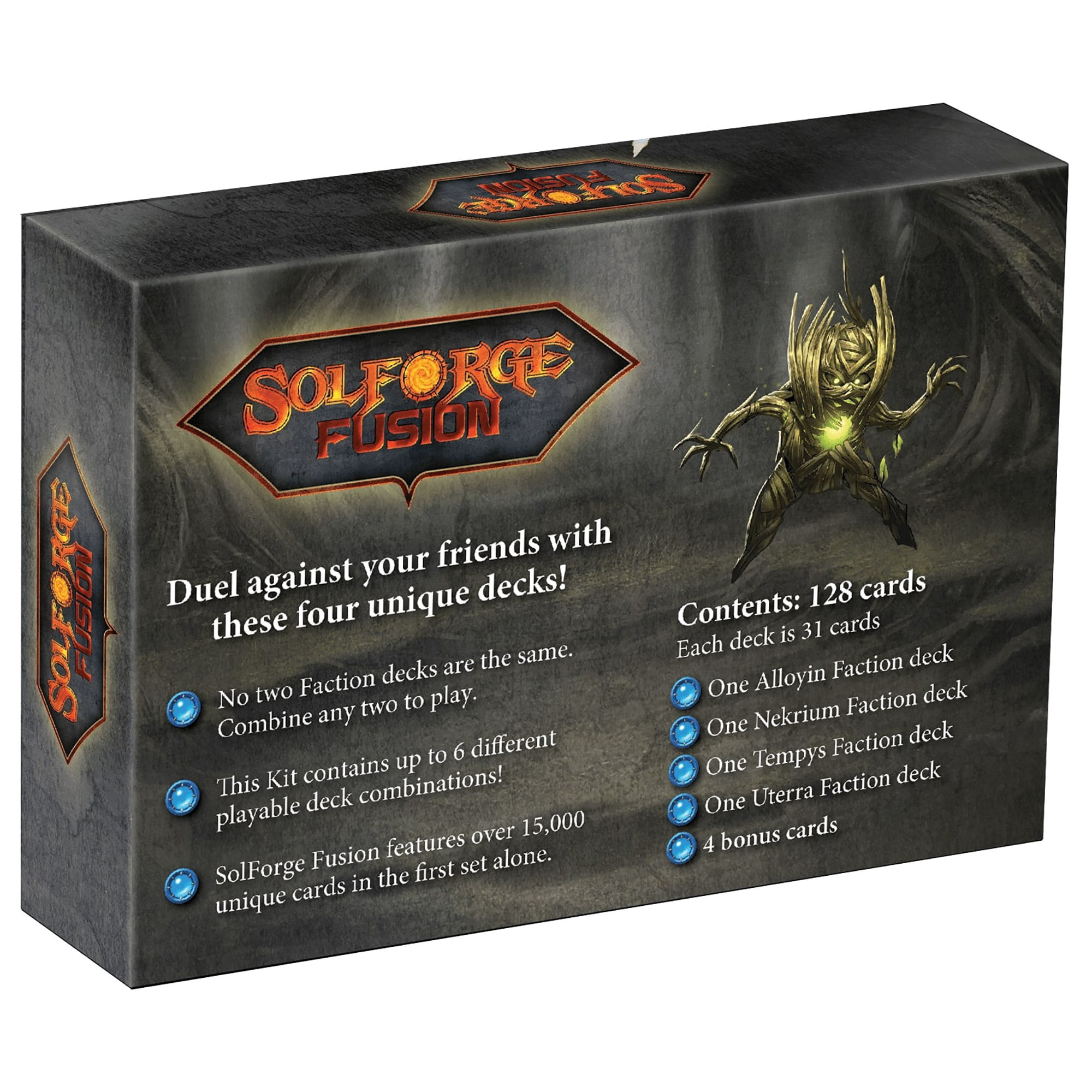 SolForge Fusion: Booster Kit - Expansion, Hybrid Deckbuilding Card Game, 4 Unique Faction Decks, Lane Based Combat, Collectible, Tabletop & Online