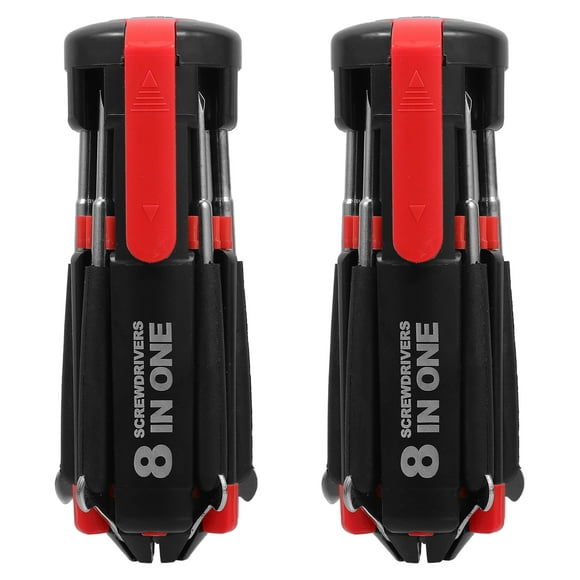 2Pcs Compact Screwdriver Pen for Mini Tool Set with Metal Construction