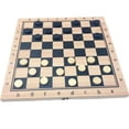 thumbnail image 2 of (34x34cm) Juegos de mesa 3 en 1, juegos tradicionales para niños y familias, juegos de ajedrez y backgammon, 2 of 4