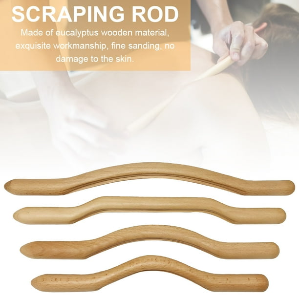 Akoyovwerve Wooden Gua Sha Tool Back Belly Leg Body Scraping Stick