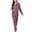 Plum, variant on Aiyino Women's Soft Plaid Pajamas Long-Sleeve Button Front Shirt and Pant Pajama Set with Pockets