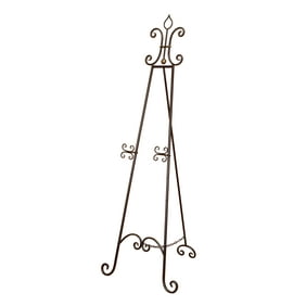 Displays2go Floor Standing Easel Stand With Decorative