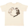thumbnail image 3 of Inktastic Cute Ferret Heart Boys or Girls Toddler T-Shirt, 3 of 5