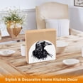 thumbnail image 5 of Bird Head Black Napkin Holder for Table Clear Napkin Stand Paper Holder Acrylic Organizer Dispenser Napkins for Dinner Kitchen Restaurant Room, 5 of 8