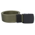 thumbnail image 3 of Youkk Men Boys Canvas Breathable Tactical Waist Belt with Plastic Buckle Solid Waist Strap Belts Rescue Rope Band, 3 of 9