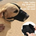 thumbnail image 5 of Protector bucal ajustable de nailon suave y transpirable para perros medianos, antimasticar, ladrar y morder MFZFUKR CPB-US-XAH147-1, 5 of 5