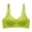 Green, variant on Xijirk Women Seamless Bra Jelly Thin Adjustable Straps Wirefree V Neck for Daily Home Wear,Black,L