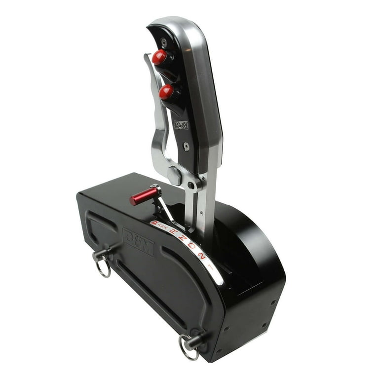B&M 81104 Automatic Gated Shifter - Dual Button Magnum Grip 