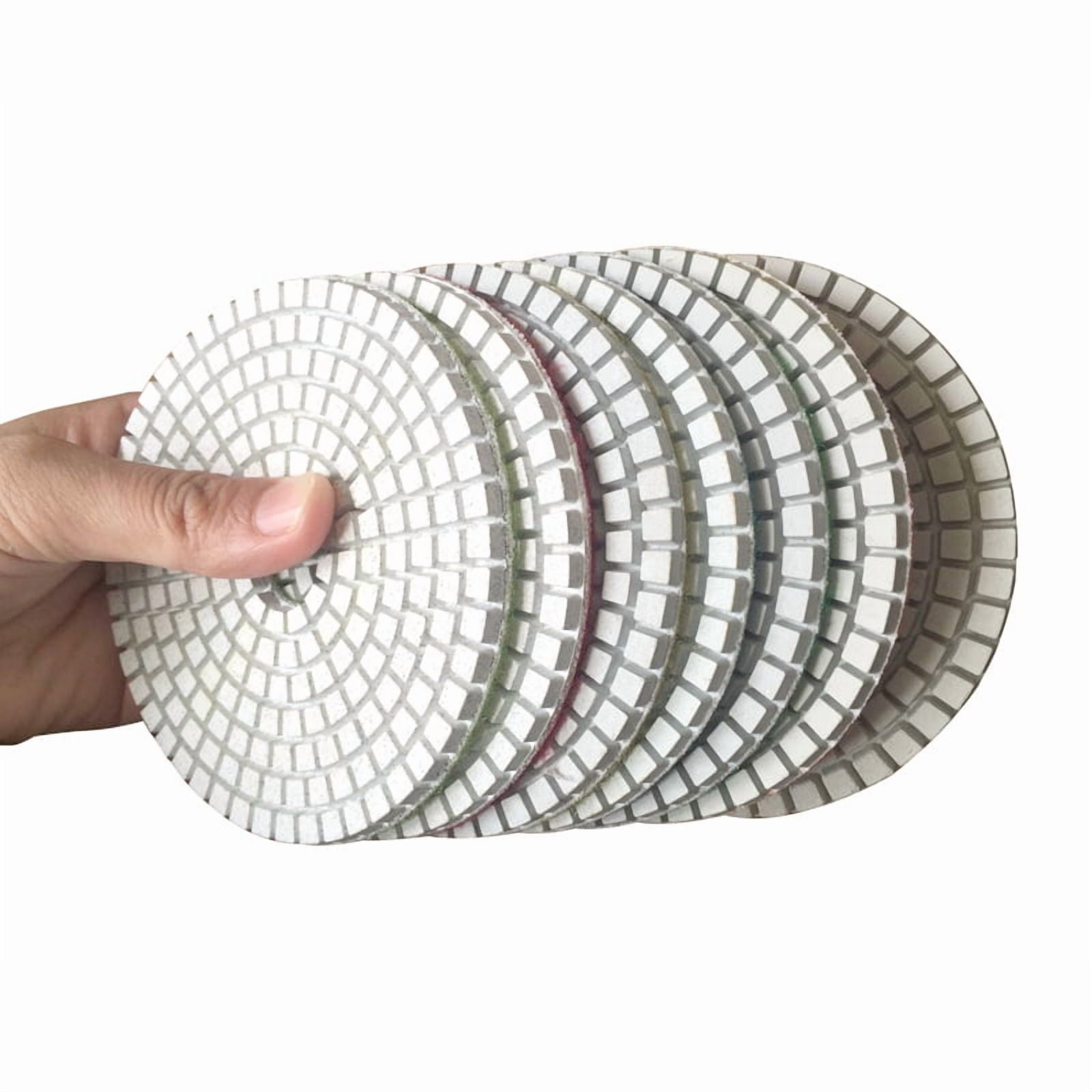 5" Diamond polishing pad 13+1 and wet polisher stone concrete granite marble quartz buffer