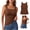 Brown, variant on Avulea'S Built In Comfort Bra Tanktop,Tank Tops With Built In Bras For Older Women, Padded Seamless Shaping Camisole Soft Smoothing Oversized Cami Shelf Bra Loose Fit Plus Size Tanktops