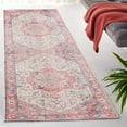 thumbnail image 3 of SAFAVIEH Vintage Persian Forrester Oriental Polyester Runner Rug, Red/Ivory, 2'2" x 10', 3 of 6