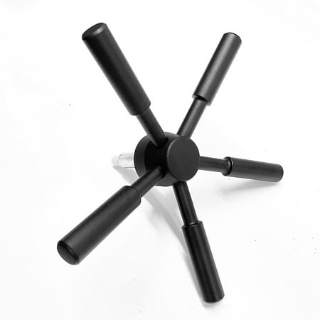 Gun Safe Handle - Premium 5 Spoke Handle with Matt Black Finish