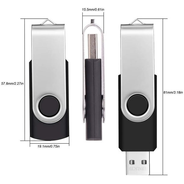 FEBNISCTE CLE USB 8 Go Lot de 10 Clés USB 2.0 Mémoire Sticks