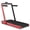 Red, variant on Airfind 4.75HP 2-in-1 Walk-to-Run Folding Treadmill with APP Sync, White