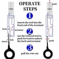 thumbnail image 3 of Juego de herramientas clave de extracción de terminales de 36 piezas, juego de herramientas de extracción de terminales automáticos de 36 piezas, herramienta de desmontaje de cableado eléctrico d, 3 of 3
