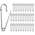 thumbnail image 1 of Safety Pins, Heavy Duty Blanket Pins 30pcs, Sturdy Safety Pin For Blankets Crafts Skirts Kilts (sier), 1 of 4