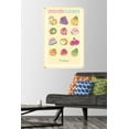 thumbnail image 2 of Pusheen: Fruits - Cute Fruit Grid Wall Poster with Pushpins, 22.375" x 34", 2 of 4