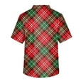 thumbnail image 4 of Unisex Plaid Scrub Top Comfortable, Durable, and Stylish Medical Uniform for Healthcare Professionals, 4 of 4